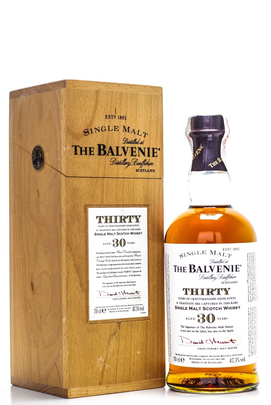 Balvenie - Balvenie 30 Years Old Traditional Oak & Sherry Casks 47.3% NV In Original Wooden Case