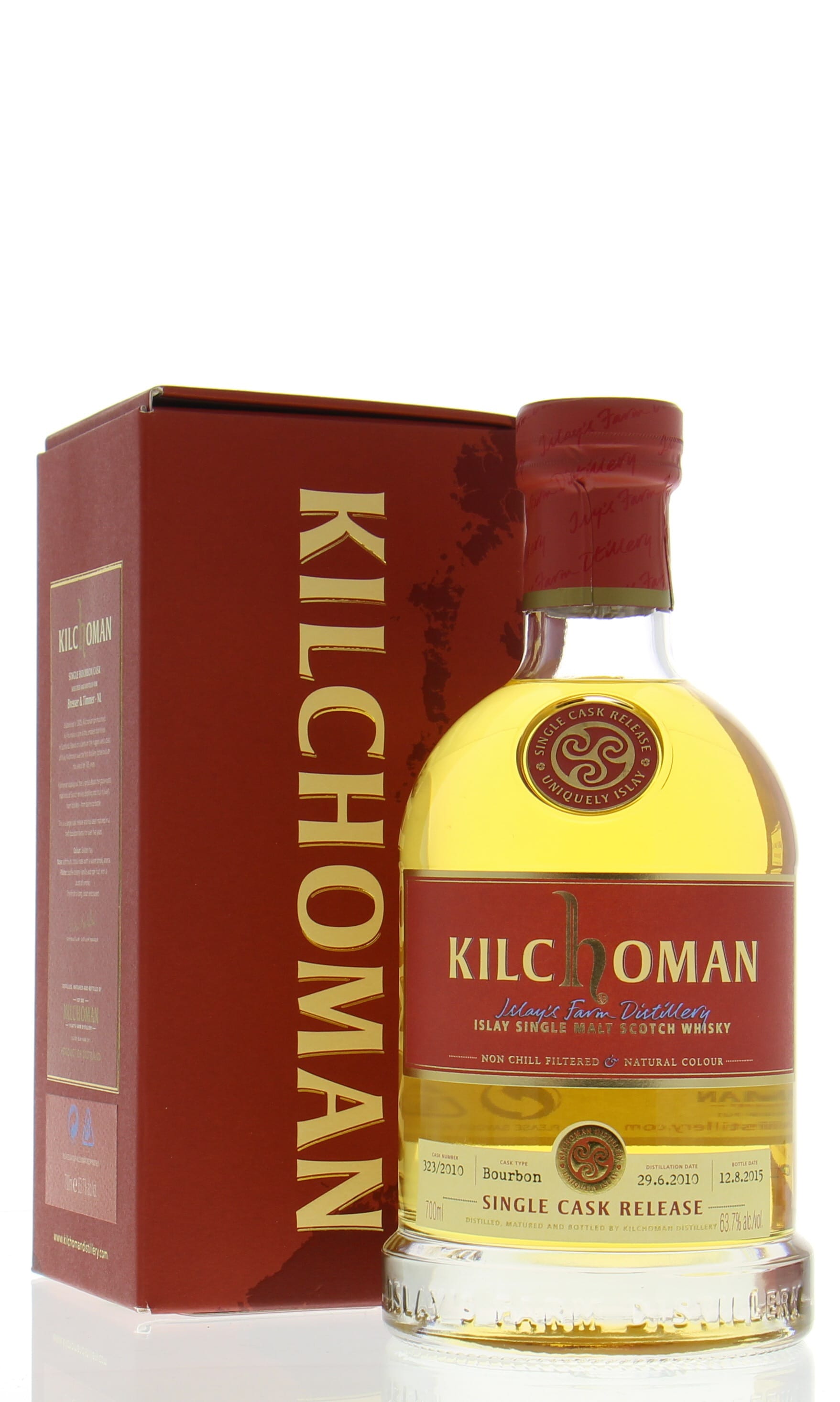 Kilchoman - 5 Years Old Single Cask for Bresser & Timmer Netherlands Cask:323/2010 63.7% 2010 In Original Container