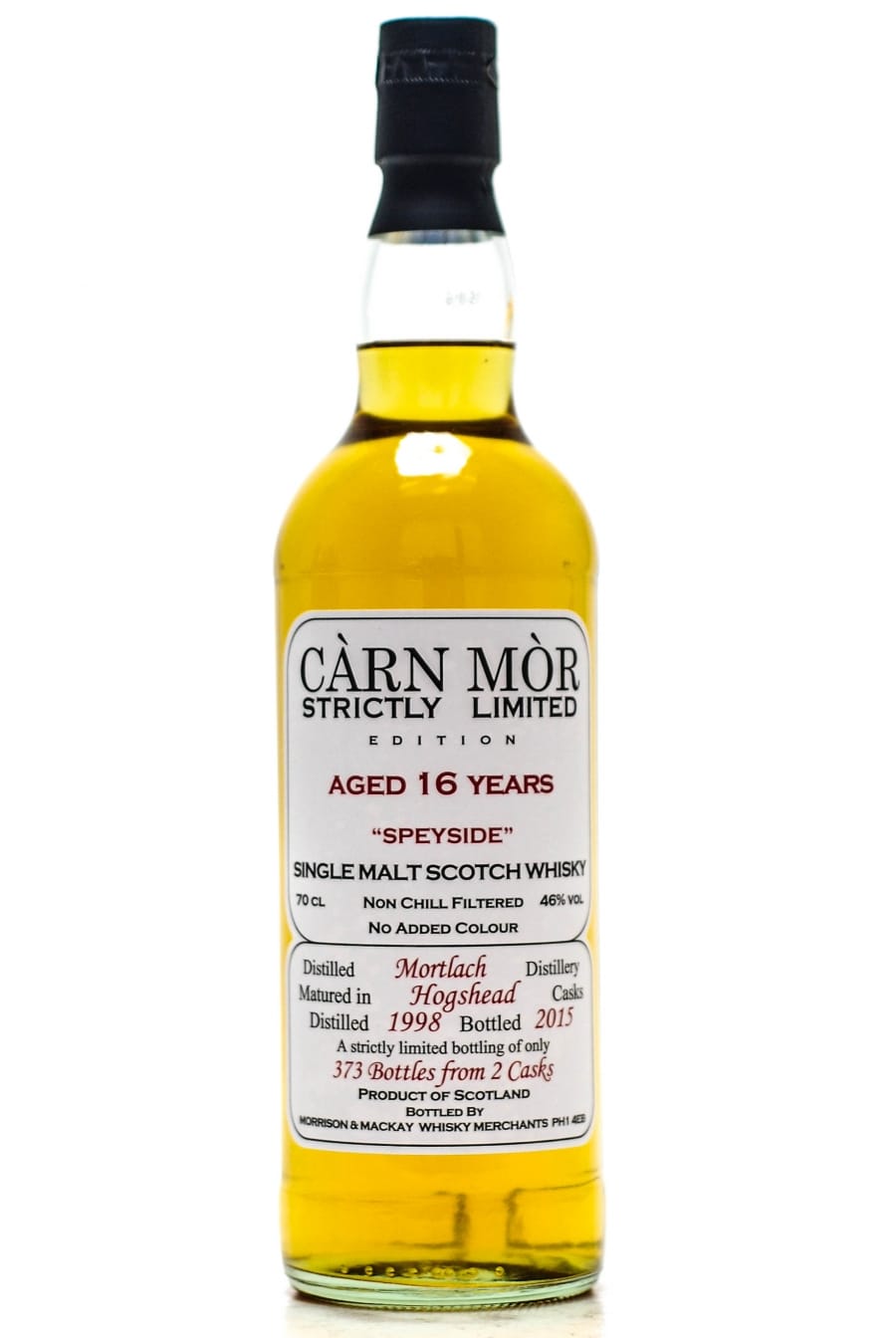 Mortlach - Mortlach 16 Years Old Càrn Mòr Strictly Limited Edition 1 Of 373 Bottles 46% 1998 Perfect