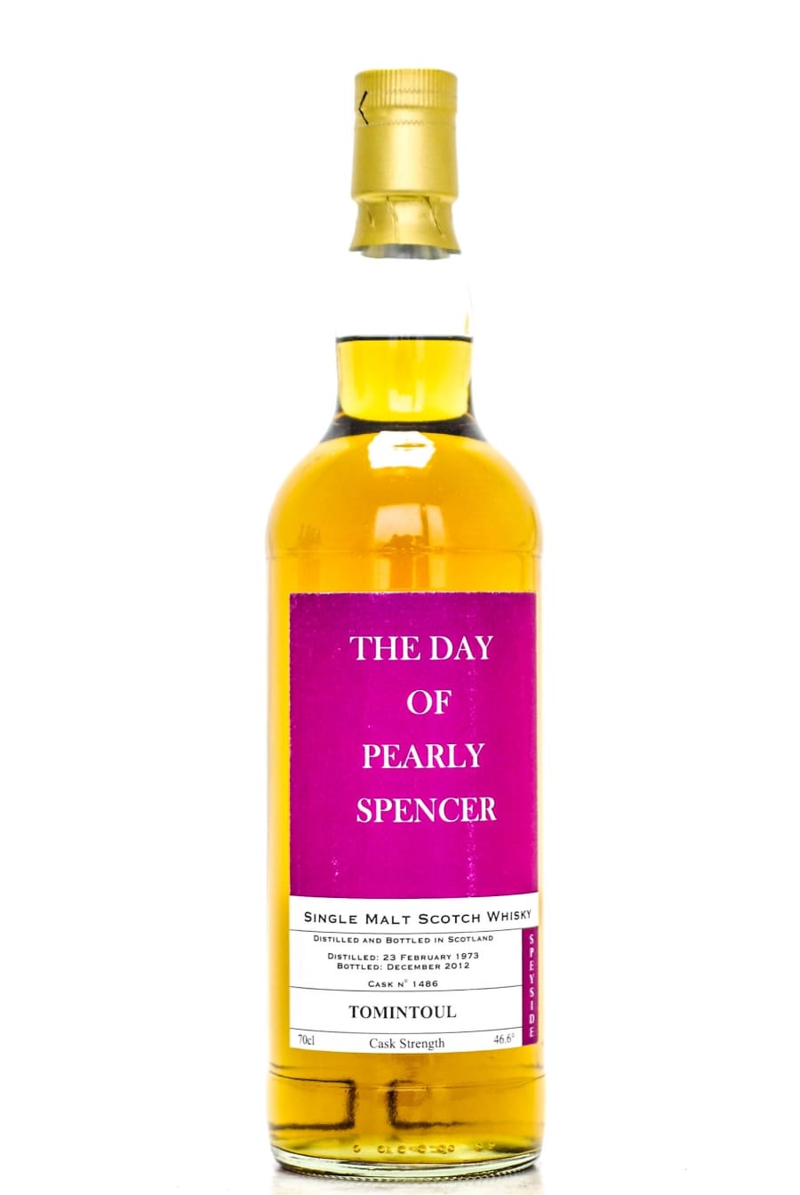Tomintoul - Tomintoul 39 Years Old Taste Still  Bottlers: The Day of Pearly Spencer Cask:1486 46.6% 1973 NO OC INCLUDED!