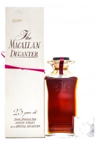 Macallan - 25 Years Old 18 M 24 - Crystal decanter 43% 1965