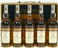 Brora - Rare Malt Selection 5 Bottles; Brora, Dailuane, Glendullan, Teaninich, Caol Ila 1970's