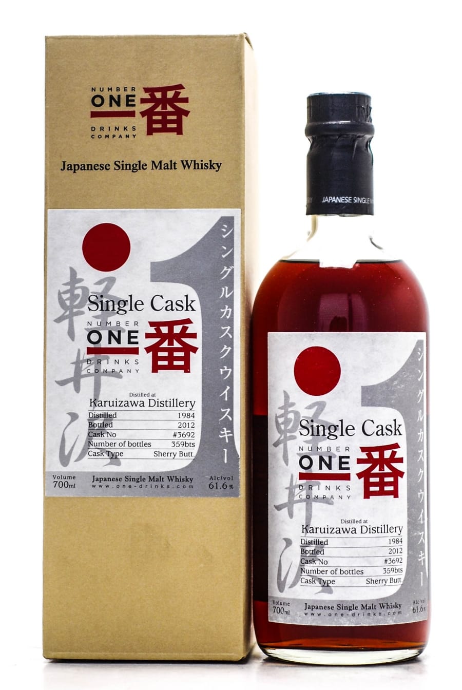 Karuizawa - 1984 28 Years Old Vintage Single Cask:3692  For Number One Drinks 1 Of 559 Bottles 61.6% 1981 In Original Container