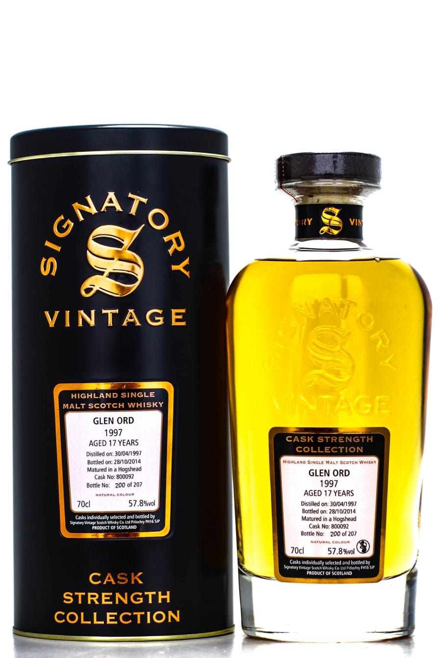 Glen Ord - Glen Ord 17 Years Old Signatory Vintage Cask Strength Collection Cask: 800092 1 Of 207 Bottles 57.8% 1997 In Original Container