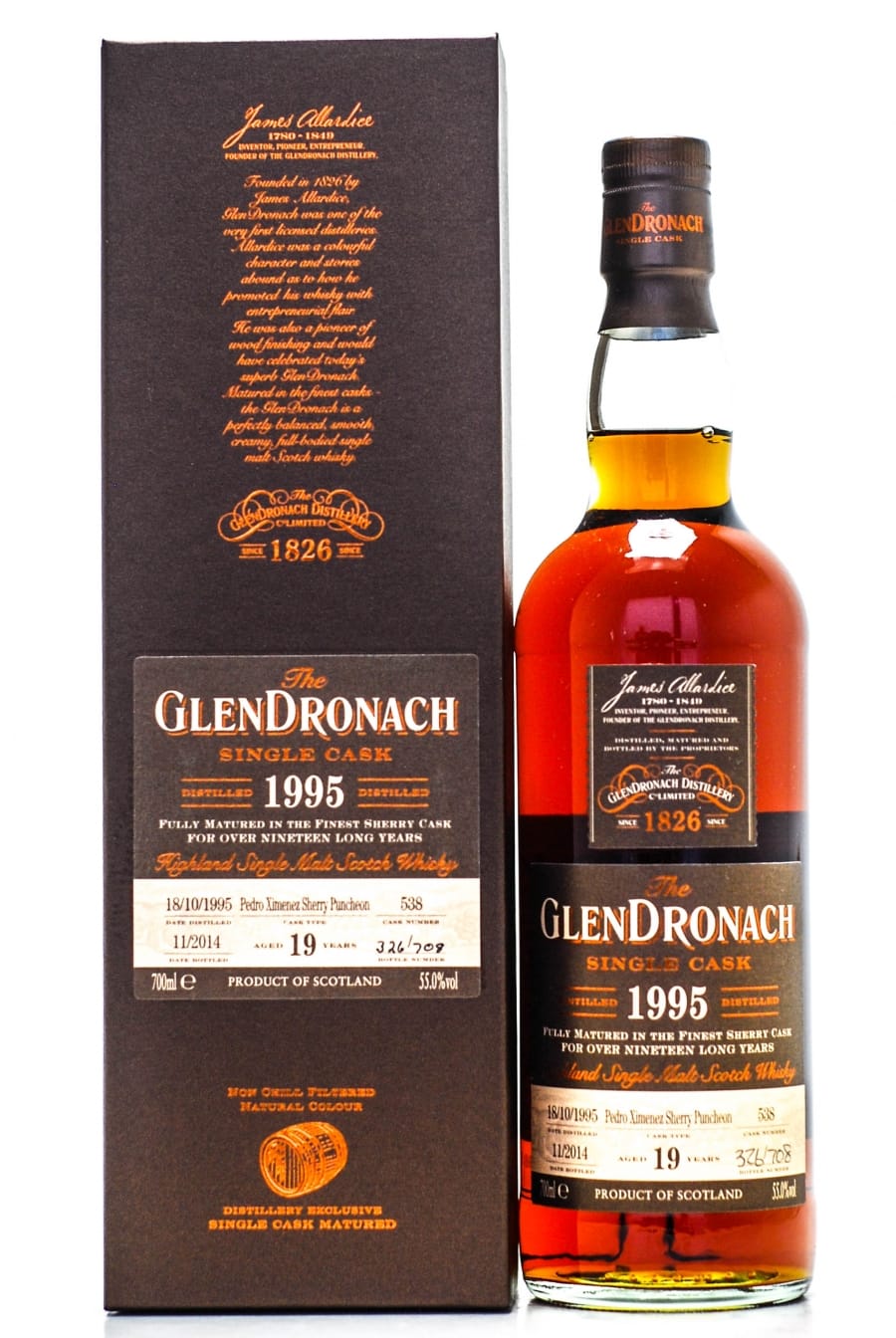 Glendronach - 19 Years Old 1995 Batch 11 Cask:538 55.0% 1995 In Original Container