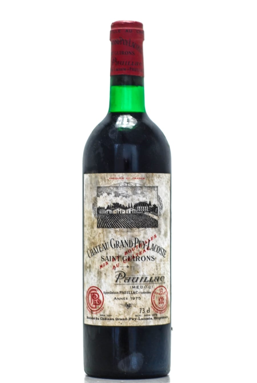Chateau Grand Puy Lacoste - Chateau Grand Puy Lacoste 1975 Perfect