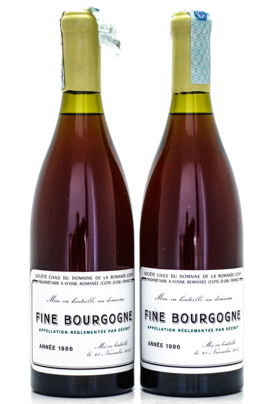 Domaine de la Romanee Conti - Fine de Bourgogne 1986 Perfect