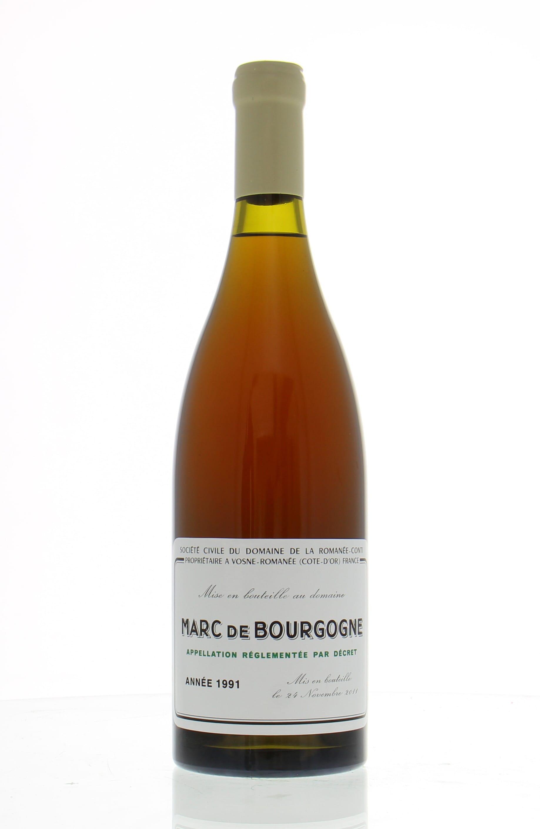 Domaine de la Romanee Conti - Marc de Bourgogne 1991 Perfect
