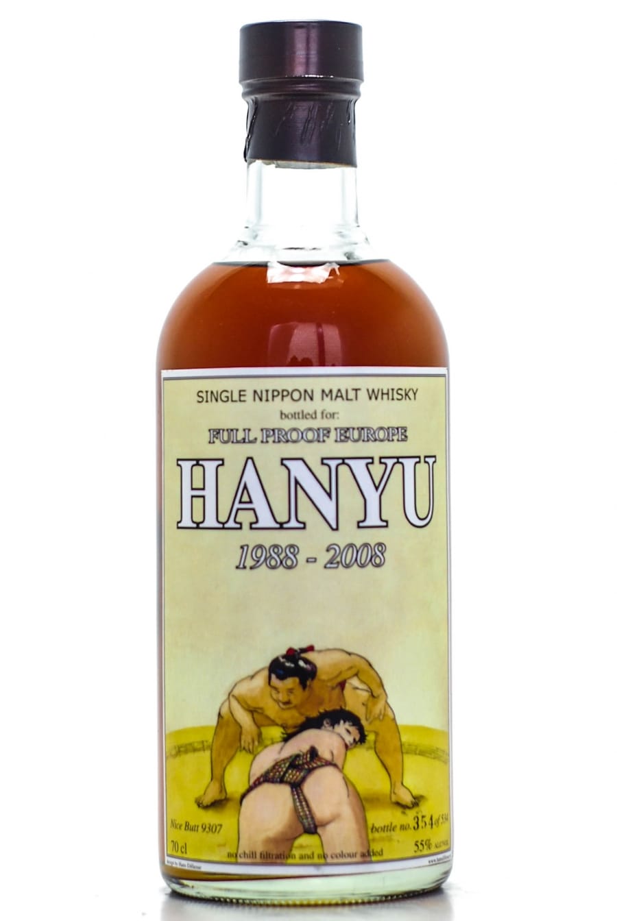 Hanyu - Hanyu 1988: Nice Butt  Single Nippon Malt Whisky Bottled Exclusively For Full Proof Cask: 9307 1 of 534 Bottles 55% 1988 Perfect