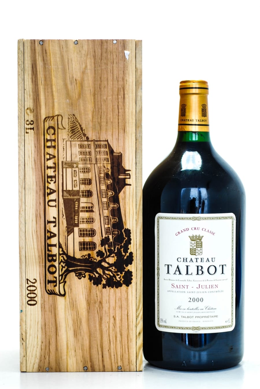Chateau Talbot - Chateau Talbot 2000 From Original Wooden Case