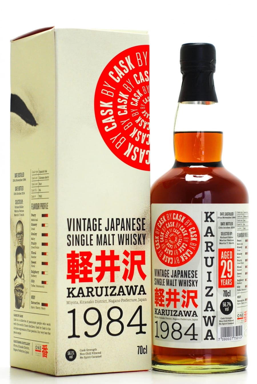 Karuizawa - 29 Years Old Cask By Cask:7802 For Cask Norway AS and Cask of Sweden 56.7% 1984 In Original Container