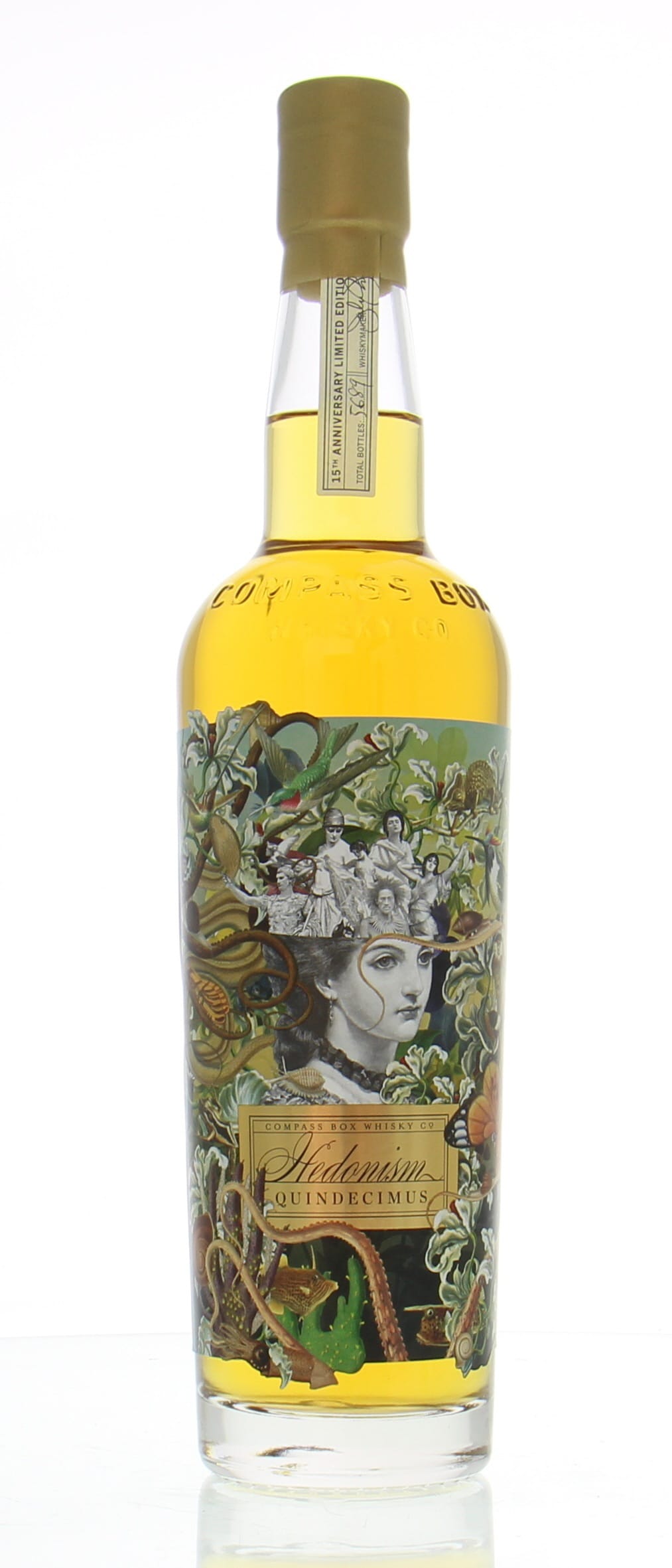 Compass Box - Hedonism Quindecimus Blended Grain 46% NV In Original Container