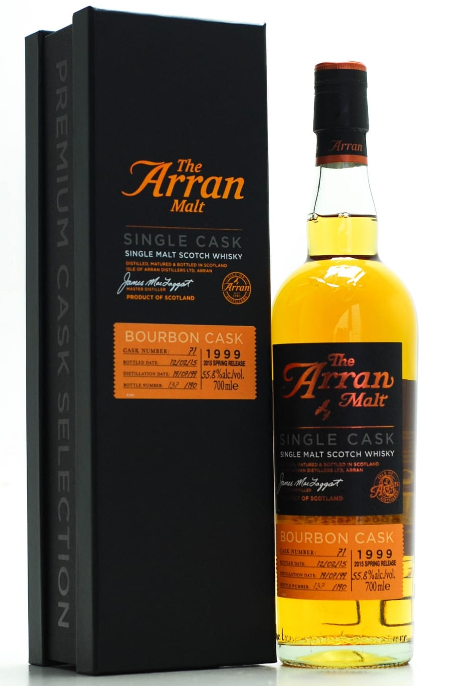 Arran - 2015 Spring Release Bourbon Cask 71 55.8% 1999 In Original Container