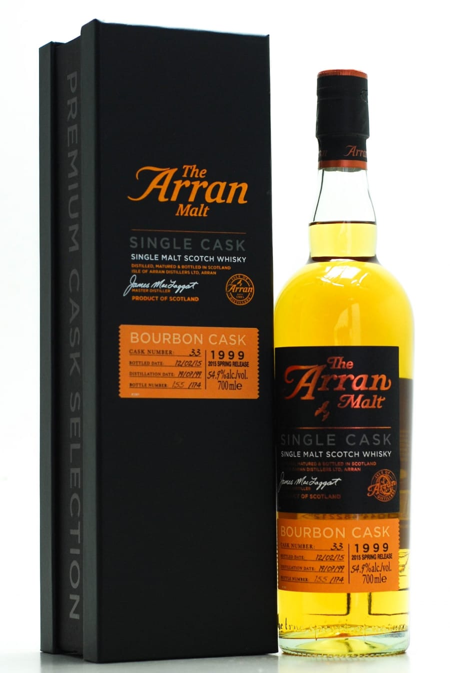 Arran - 15 Years Old 2015 Spring Release Cask 33 54.9% 1999 In Original Container