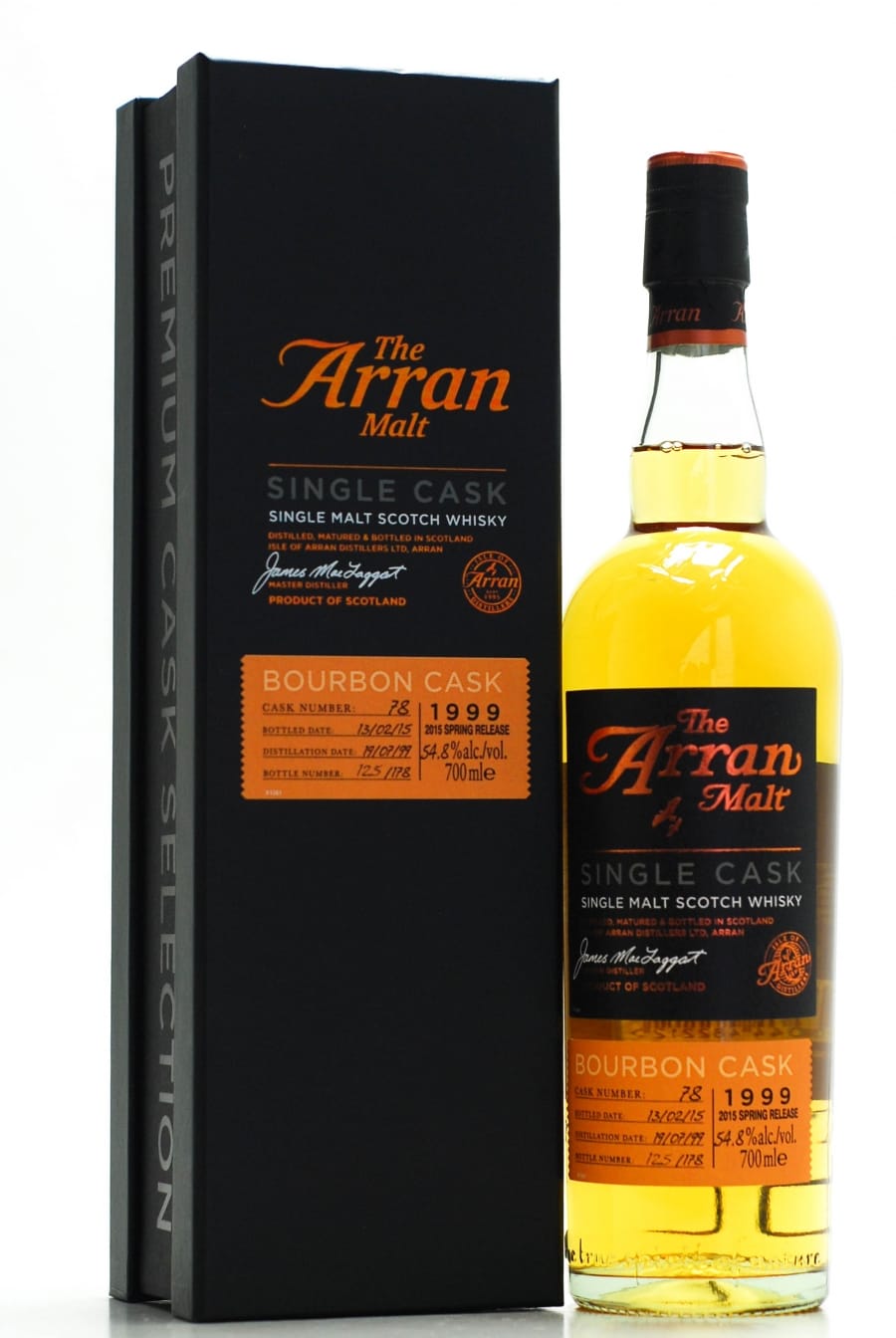 Arran - 2015 Spring Release Bourbon Cask 78 54.8% 1999 In Original Container
