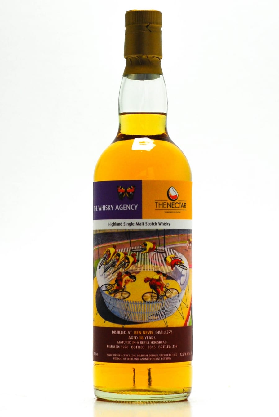 Ben Nevis - Ben Nevis 18 Years Old The Whisky Agency Circus botteling Serie Joint bottling with The Nectar 1 Of 276 Bottles 52.7% 1996 Perfect