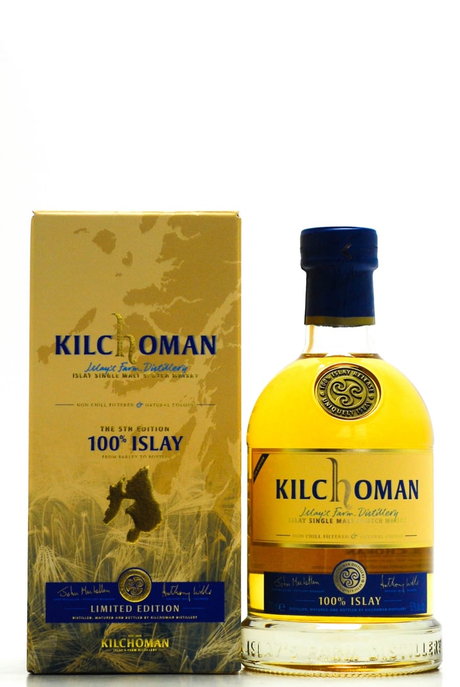Kilchoman - 5 Years Old 100% Islay 5th Edition 50% 2009 In Original Container