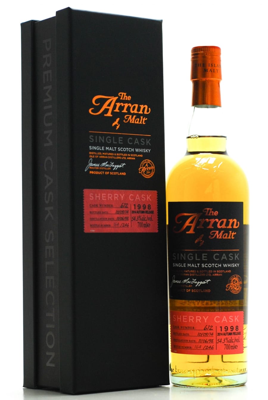 Arran - Arran Single Sherry Cask 612  2014 Autumn Release 1 Of 246 Bottles 54,3% 1998 In Original Container