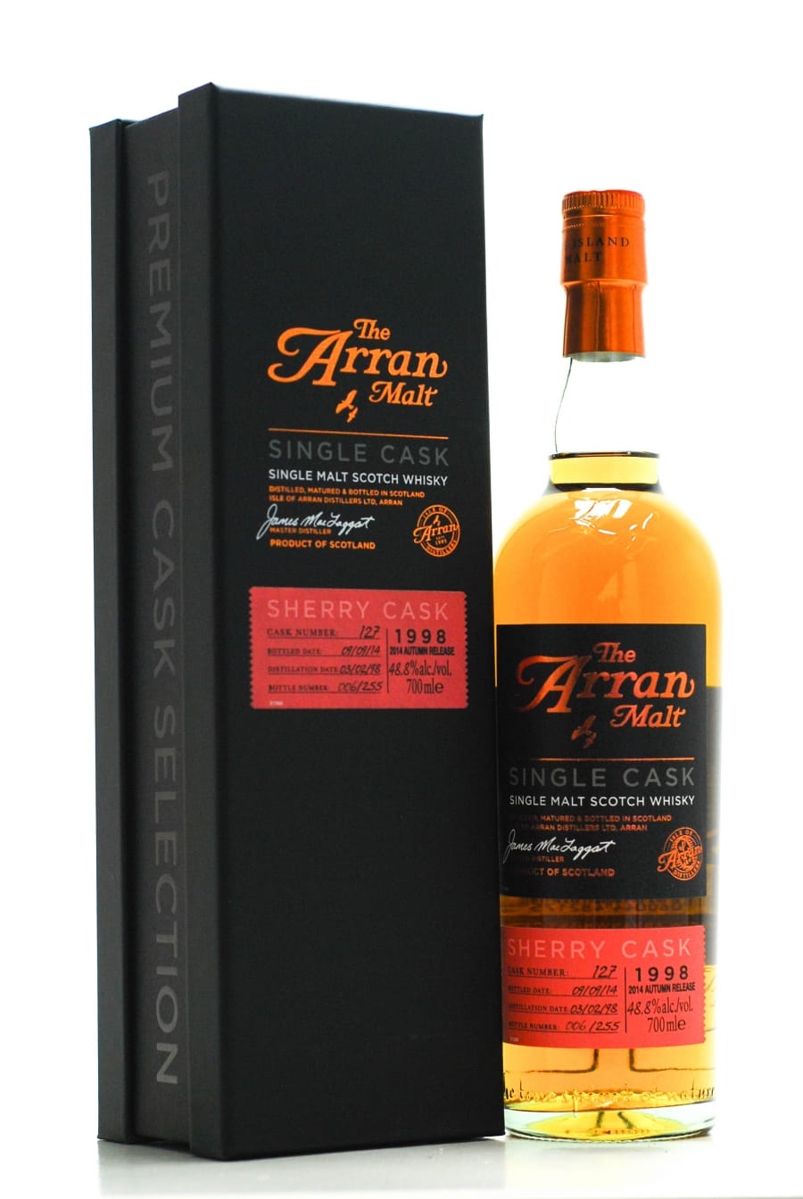 Arran - Single Sherry Cask:127 2014 Autumn Release 48,8% 1998 In Original Container