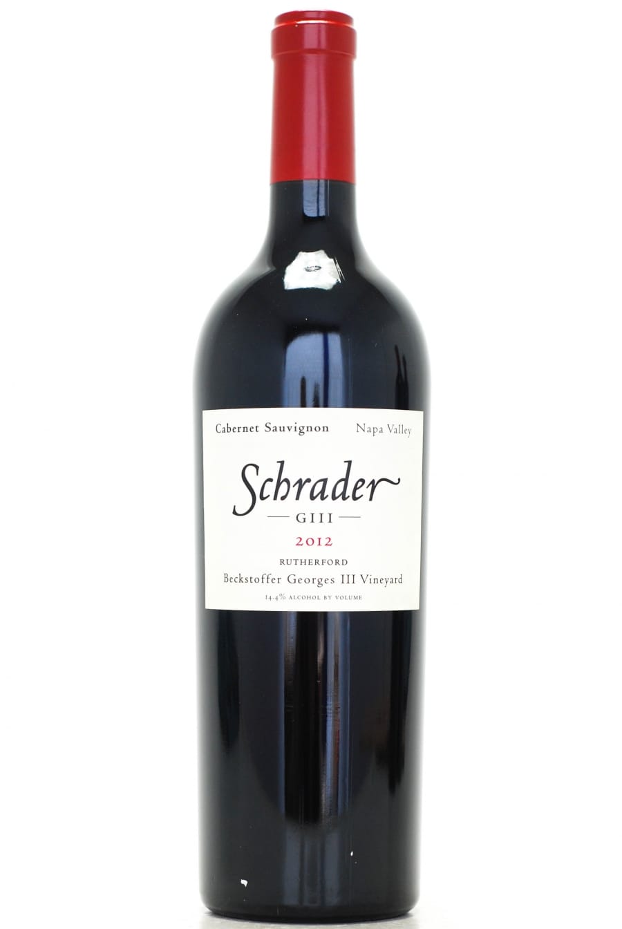 Schrader Cellars - Cabernet Sauvignon Beckstoffer George III Vineyard 2012 Perfect