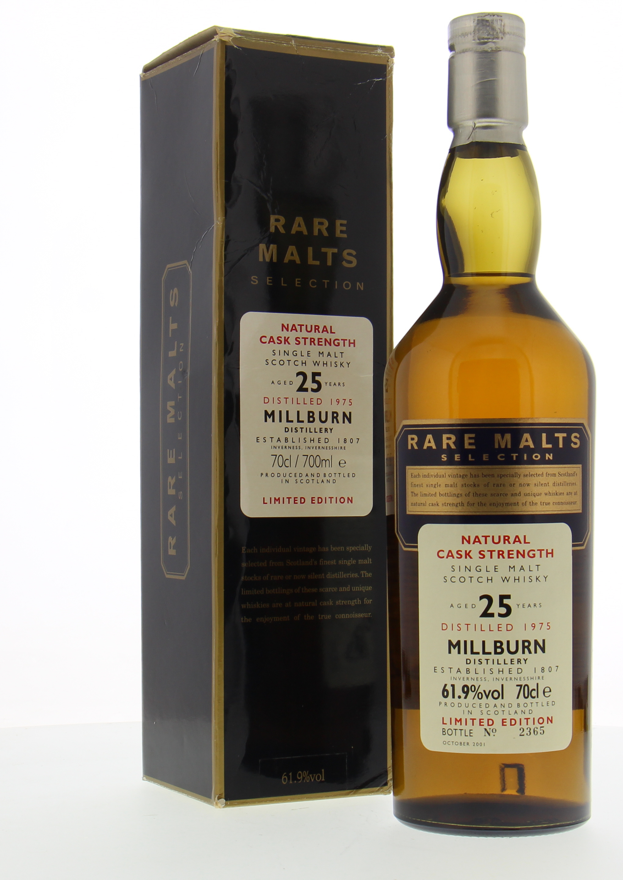 Millburn - 25 Years Old Rare Malts Selection 61.9% 1975