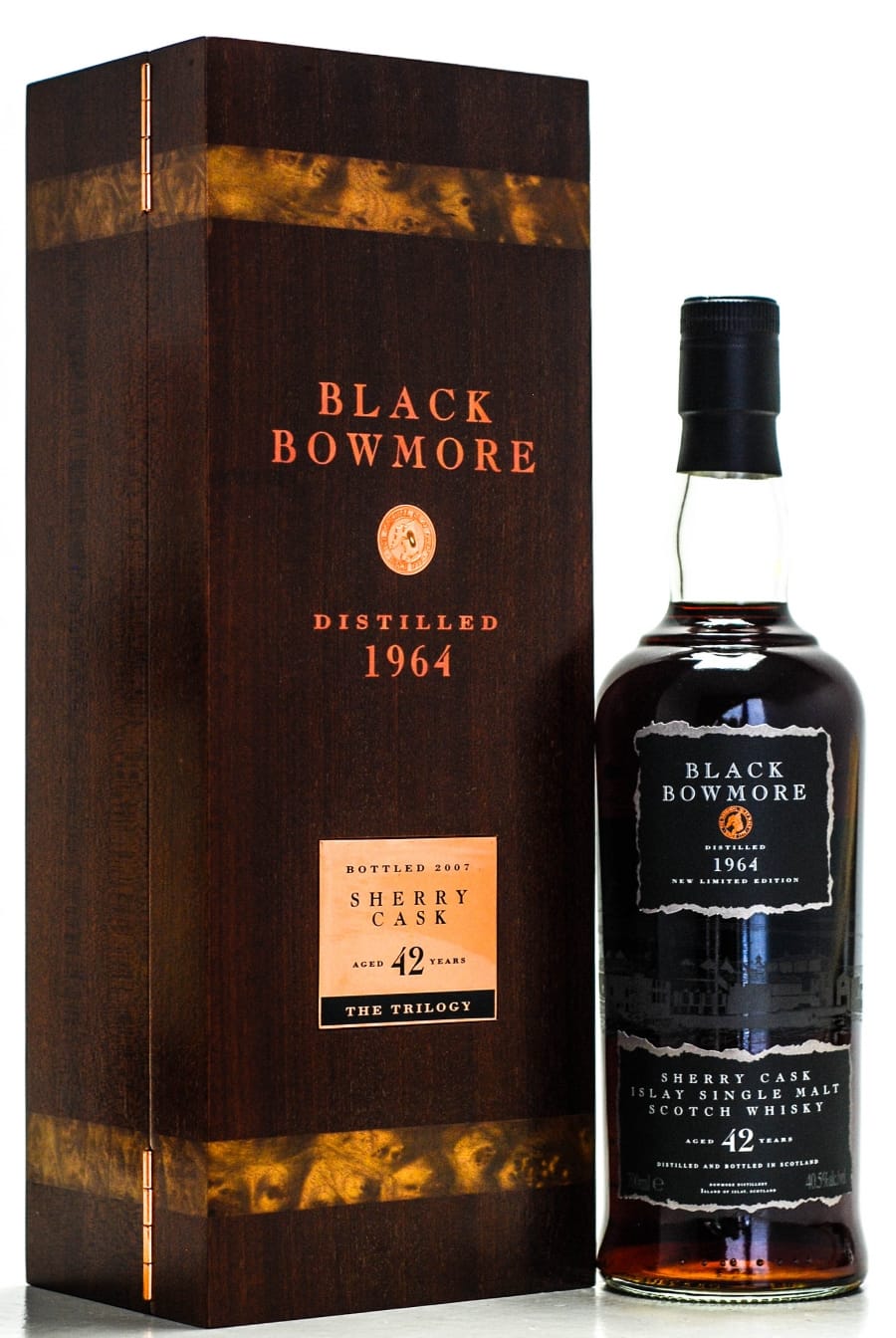 Bowmore - Black 42 Years Old 40.5% 1964 In Original Wooden Case