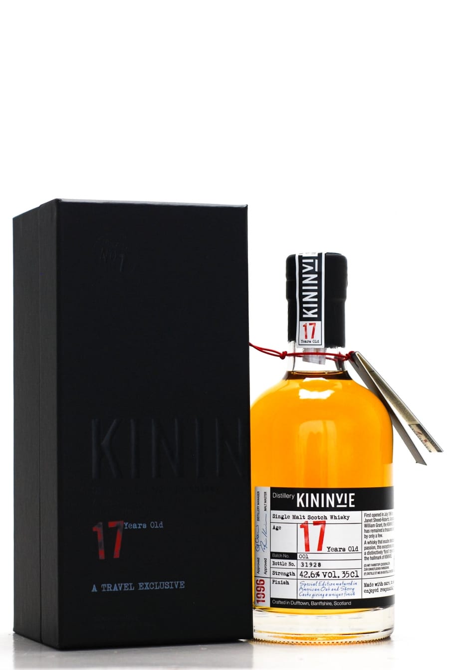 Kininvie - 17 Years Old Batch 001 Travel Retail 42.6% 1996 In Original Container
