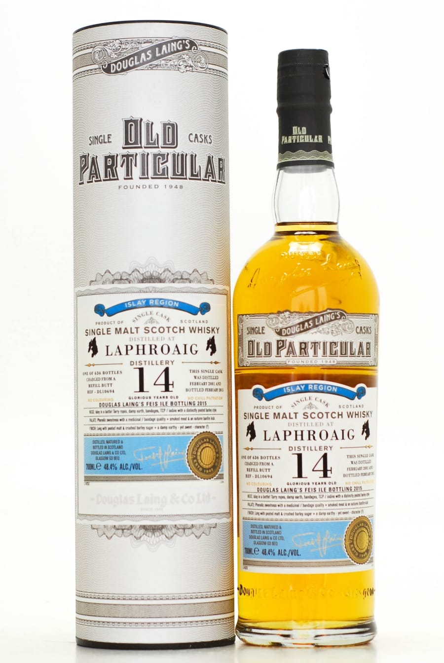 Laphroaig - 14 Years Old Feis Isle 2015 Douglas Laing Old Particular Cask:DL0694 48.4% 2001 In Original Container