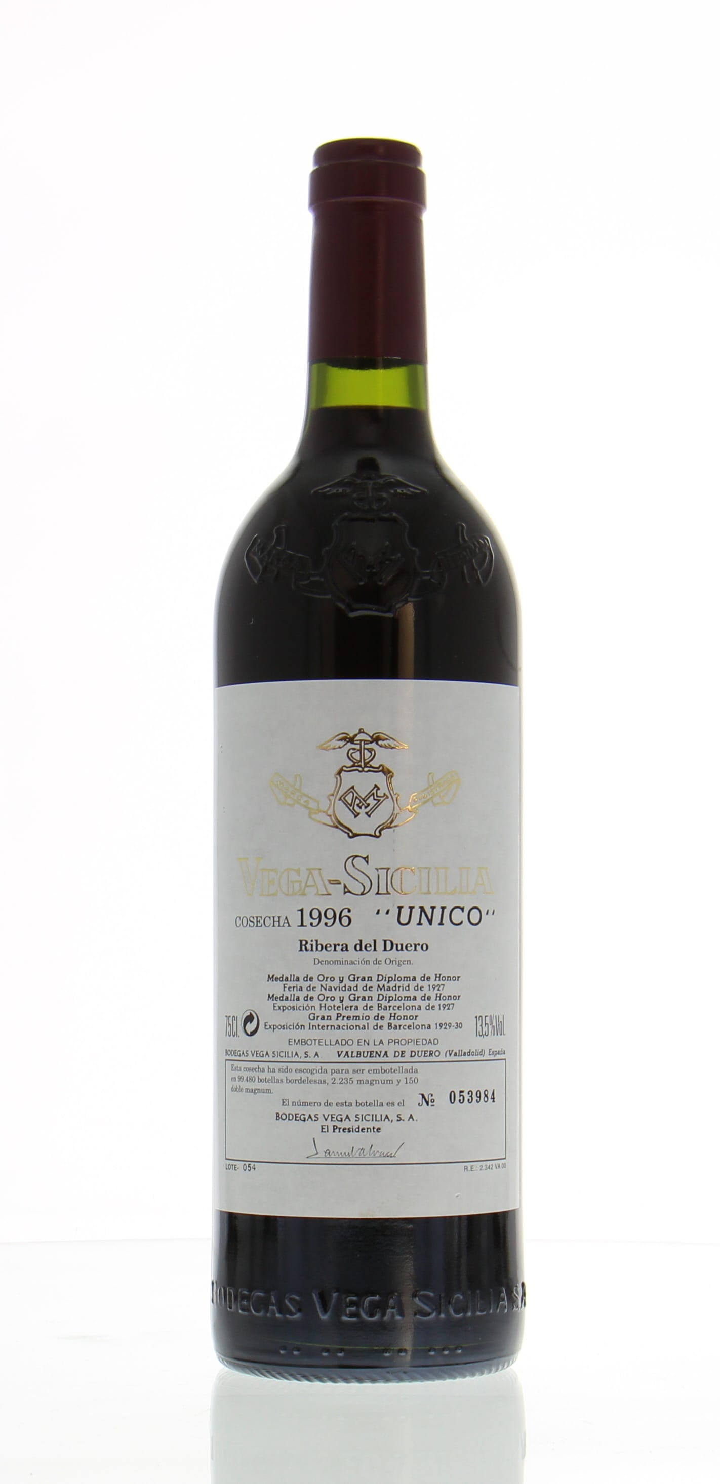 Vega Sicilia - Unico 1996 perfect