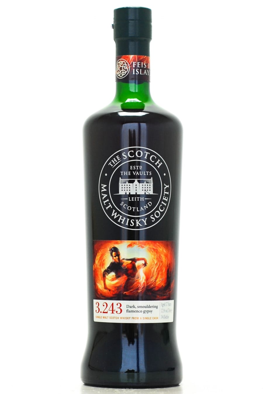 Bowmore - Bowmore 17 Years Old SMWS Cask: 3.243 Dark, Smouldering Flamenco Gypsy Bottled For Feis Ile 2015 1 Of 94 Bottles 57.1% 1997 Perfect