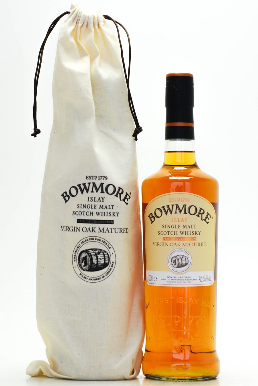 Bowmore - Bowmore Feis Isle 2015 Virgin Oak 1 Of 1000 Bottles 55.7% NV In Original Container