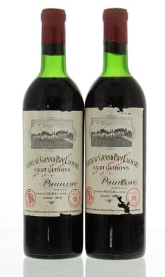 Chateau Grand Puy Lacoste - Chateau Grand Puy Lacoste 1970