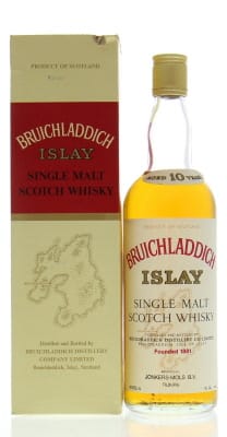 Bruichladdich - Bruichladdich 10 Years Old Cream Label for Jonkers-Mols late 1970's 43% NV