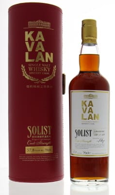 Kavalan - Solist Cask Strength Sherry Cask: S090102036 1 Of 519 Bottles 57,8% NAS