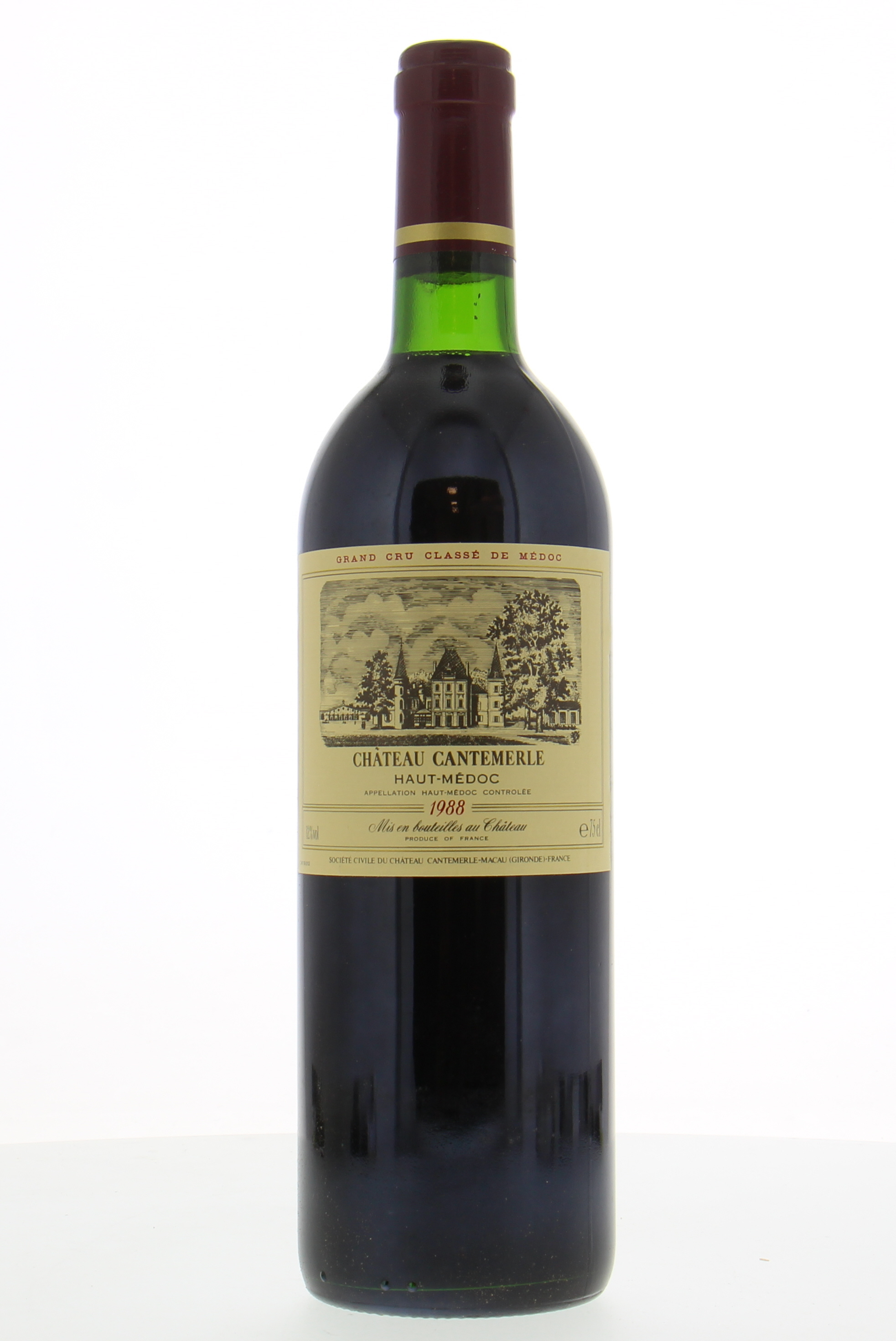 Chateau Cantemerle - Chateau Cantemerle 1988 Top Shoulder or better
