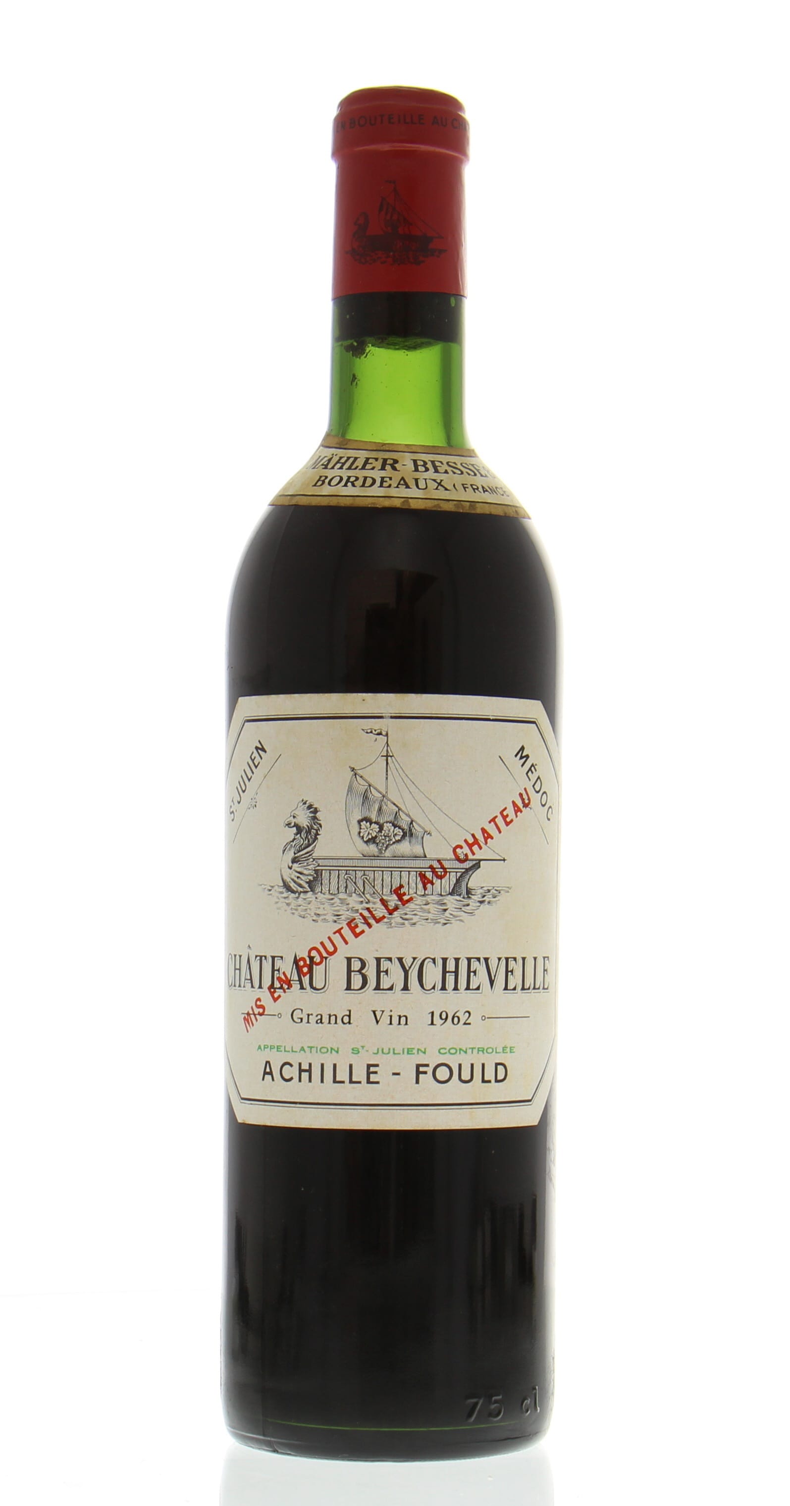 Chateau Beychevelle - Chateau Beychevelle 1962 top shoulder