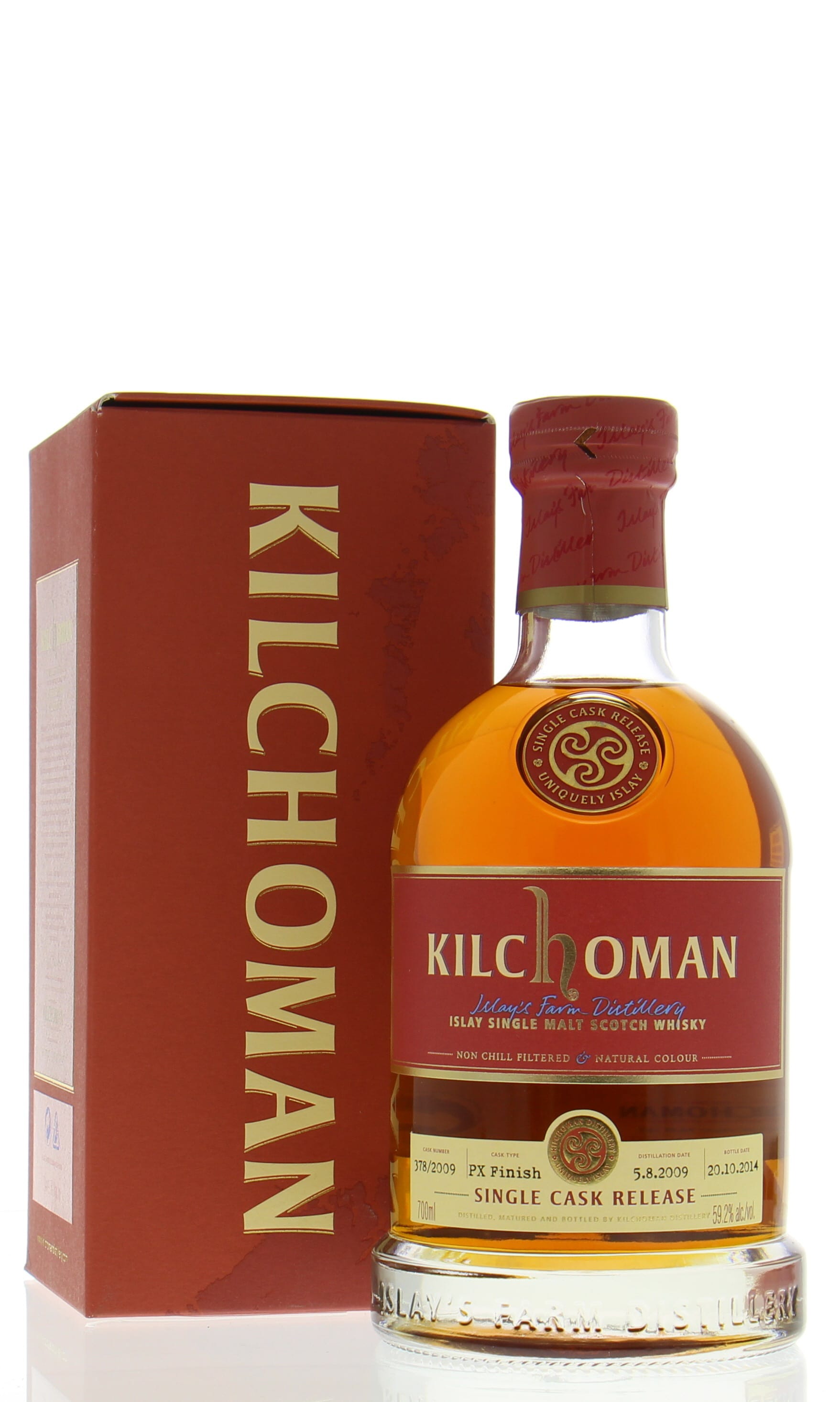 Kilchoman - 5 Years Old Cask:378/2009 59.2% 2009 In Original Container