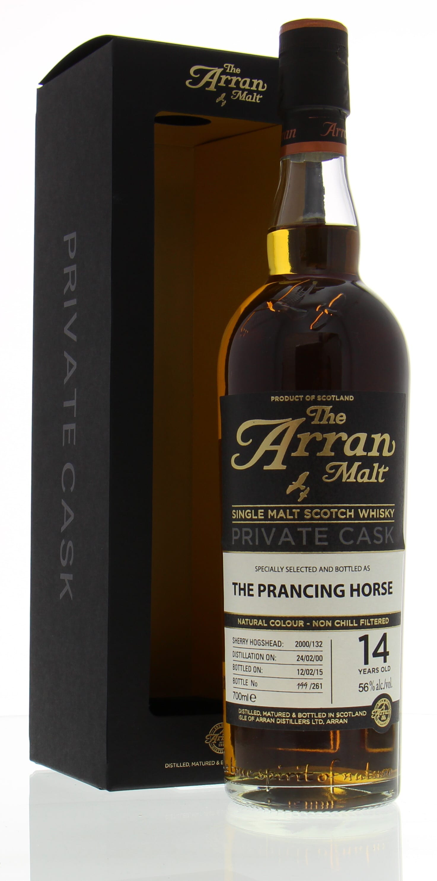Arran - 14 Years Old The Prancing Horse Cask:2000/132 56% 2000 In Original Container