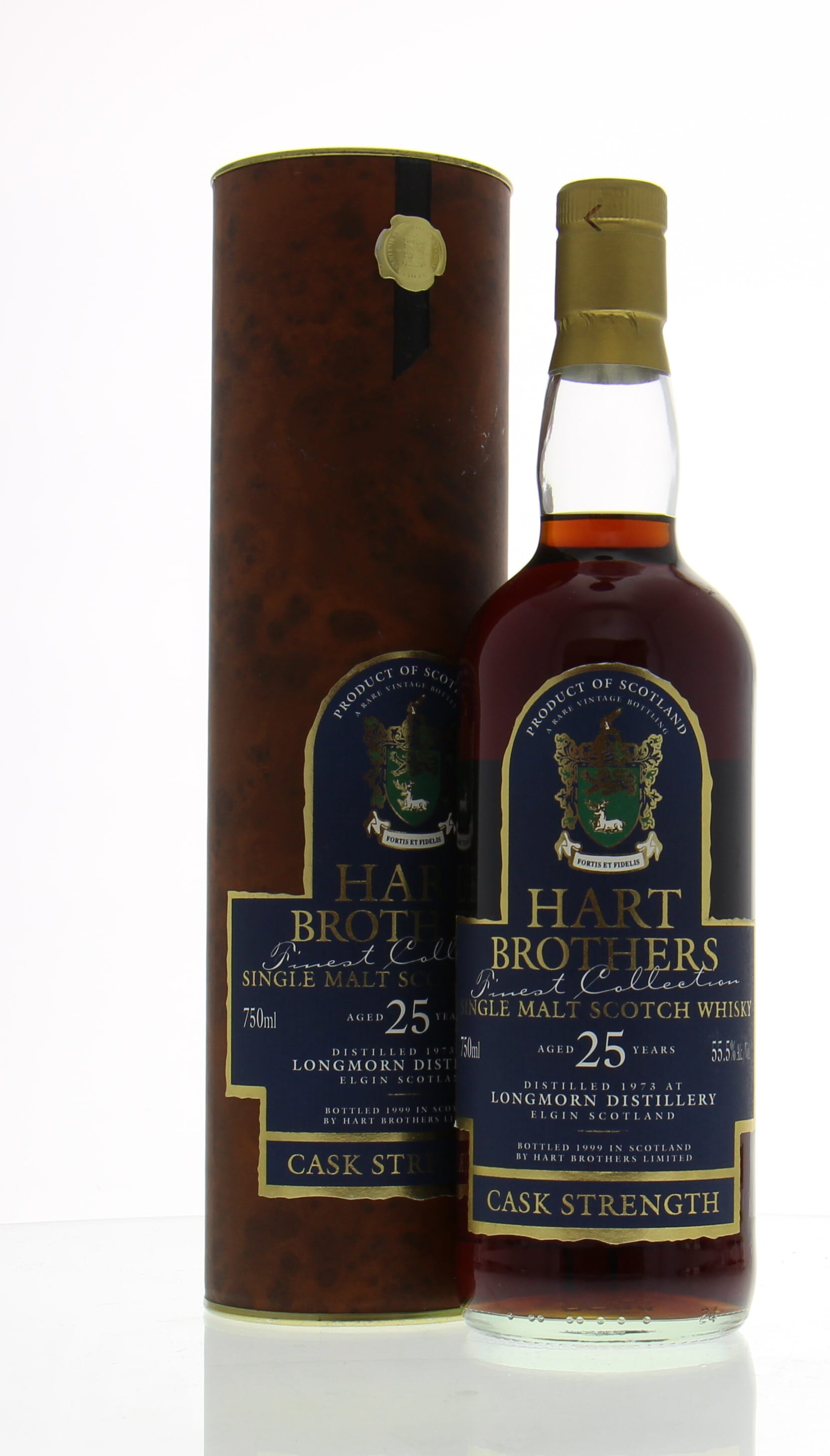 Longmorn - 25 Years Old Hart Brothers 1 Of 525 Bottles 55,7% 1973 In Original Container