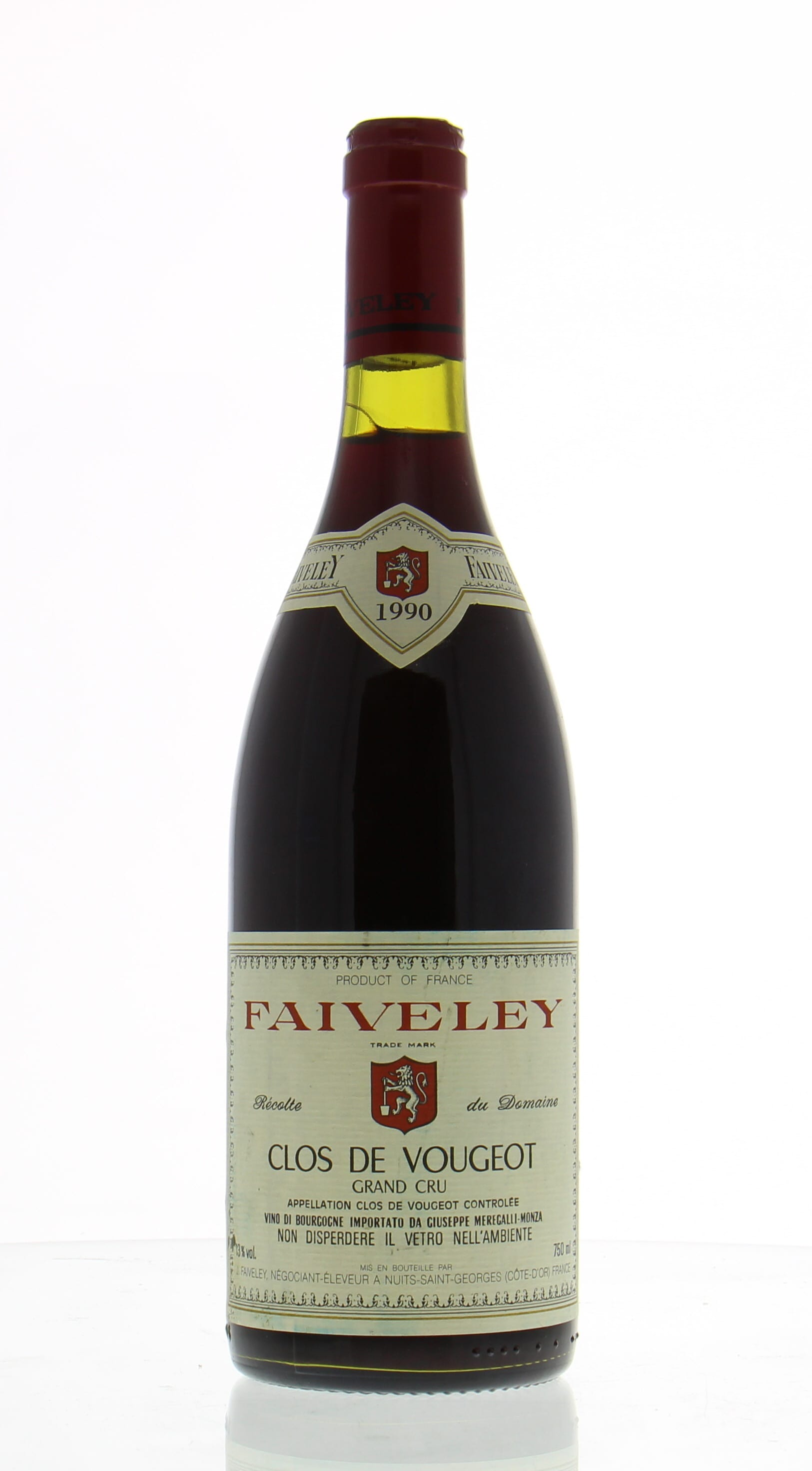 Faiveley - Clos de Vougeot 1990 Perfect