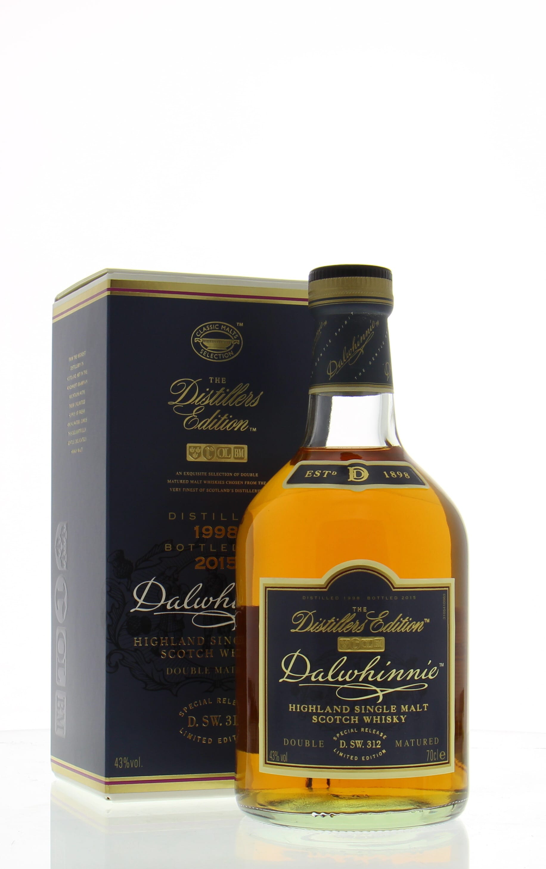 Dalwhinnie - Distillers Edition Special Release 2015 43% 1998 In Original Container